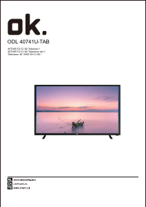 Handleiding OK ODL 40741U-TAB LED televisie