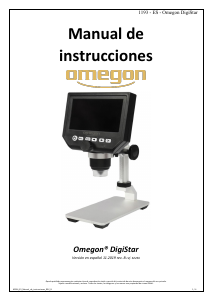 Manual de uso Omegon DigiStar Microscopio