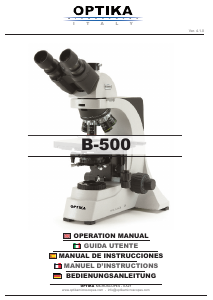 Manuale Optika B-500 Microscopio