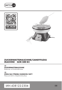 Návod Switch On SZM 500 B2 Stroj na cukrovú vatu