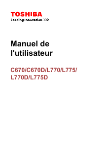 Mode d’emploi Toshiba C670 Satellite Ordinateur portable