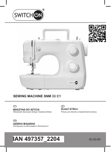 Наръчник Switch On IAN 497357 Шевна машина