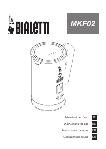 Handleiding Bialetti MKF02 Melkopschuimer