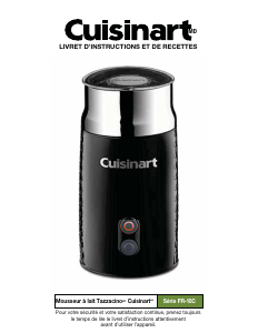 Mode d’emploi Cuisinart FR-10C Fouet à lait