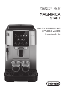 Manual DeLonghi ECAM220.22.GB Coffee Machine