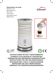 Bedienungsanleitung Lacor 69396 Milchaufschäumer