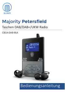 Bedienungsanleitung Majority CB1A-DAB-BLK Petersfield Radio
