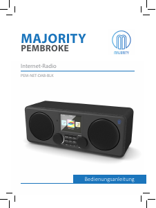 Bedienungsanleitung Majority PEM-NET-DANB-BLK Pembroke Radio