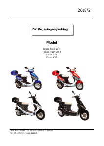Brugsanvisning Texas Free 50-4 Scooter