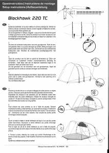 Handleiding Safarica Blackhawk 220 TC Tent