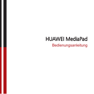 Bedienungsanleitung Huawei MediaPad Tablet