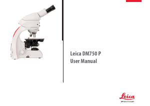 Handleiding Leica DM750 P Microscoop