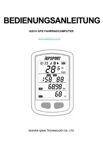 Bedienungsanleitung iGPSport iGS10 Fahrradcomputer
