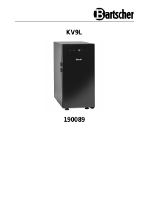 Manual Bartscher KV9L Refrigerator