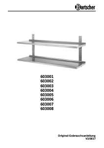 Handleiding Bartscher 603008 Plank