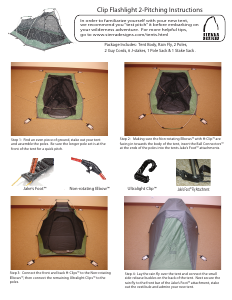 Handleiding Sierra Designs Clip Flashlight 2 Tent