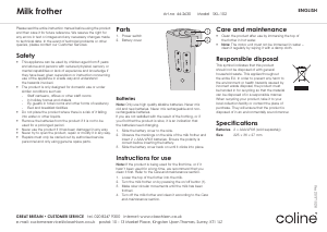 Manual Coline SKL-102 Milk Frother