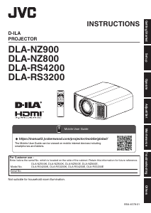 Handleiding JVC DLA-RS3200 Beamer