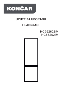 Manual Končar HC55262BM Fridge-Freezer