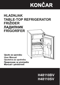 Manual Končar H48110SV Refrigerator