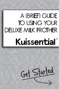 Manual Kuissential Deluxe Milk Frother