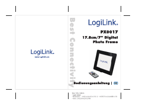 Bedienungsanleitung LogiLink PX0017 Digitaler bilderrahmen