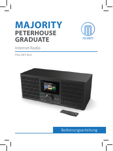 Bedienungsanleitung Majority PEG-NET-BLK Peterhouse Radio