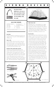 Manual Sierra Designs Igloo Tent