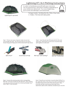 Manual Sierra Designs Lightning HT 2 Tent