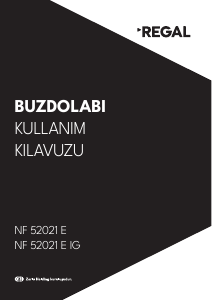 Kullanım kılavuzu Regal NF 52021 E Donduruculu buzdolabı