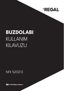 Kullanım kılavuzu Regal NFK 52021 E Donduruculu buzdolabı