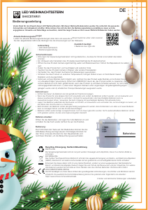 Manual SHX SHXCSTAR01 Christmas Decoration