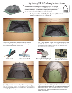Manual Sierra Designs Lightning XT 3 Tent