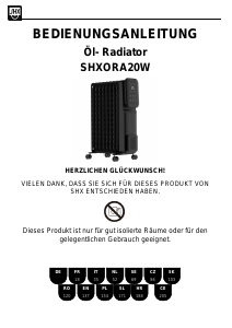 Handleiding SHX SHXORA20W Kachel