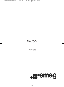 Manuál Smeg MFF01 Napěňovač mléka