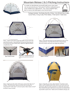 Handleiding Sierra Designs Mountain Meteor 2 Tent