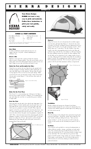 Handleiding Sierra Designs Nomad 4.2 Tent