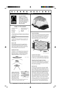 Handleiding Sierra Designs Nomad 5 CD Tent