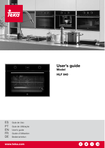 Manual de uso Teka HLF 840 BK-SS Horno