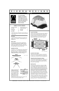 Handleiding Sierra Designs Nomad 6 CD Tent