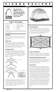 Handleiding Sierra Designs Nomad 6.1 Tent