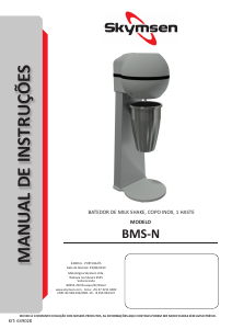 Manual Skymsen BMS-N Misturador de bebidas