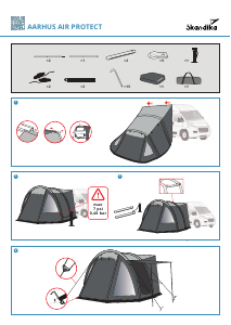 Manual Skandika Aarhus Air Protect Tent