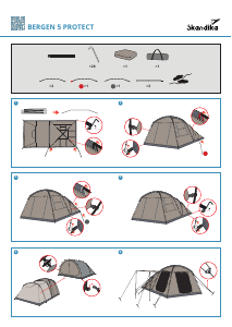 Manual Skandika Bergen 5 Protect Tent