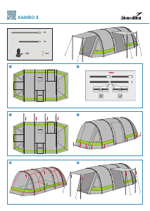 Handleiding Skandika Kambo 8 Tent