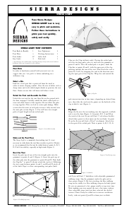 Handleiding Sierra Designs Omega Light Tent