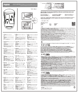 Manual de uso Rapoo 1520 Silent Ratón