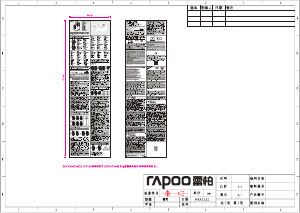 Manual de uso Rapoo MT760LW Ratón