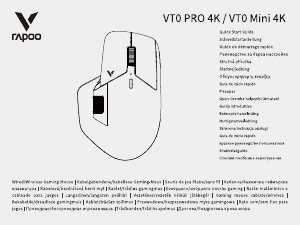 Mode d’emploi Rapoo VT0 PRO 4K Souris