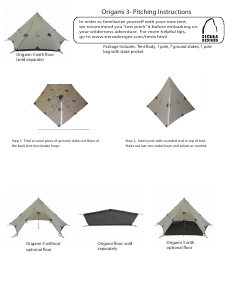 Handleiding Sierra Designs Origami 3 Tent